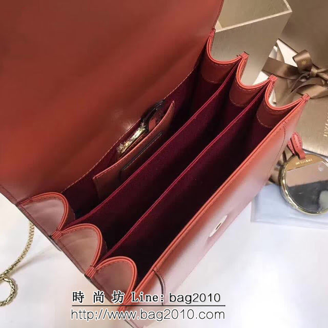 BVLGARI寶格麗 專櫃新款 蛇頭扣環 三層琺瑯蛇頭包 可手提肩背斜挎 B38329 FYD1348